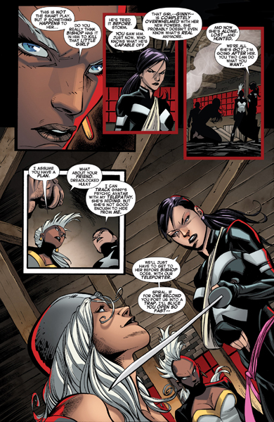 Things get personal between Spiral and Psylocke.