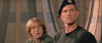 James Spader and Kurt Cameron in the 1994 Stargate film