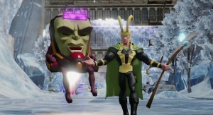 Loki & M.O.D.O.K make an entrance