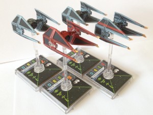 Four Interceptors, two of them from Imperial Aces.